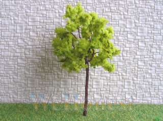 100 pcs HO OO scale Bright Green Model Trees #BG9048  