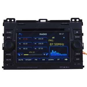   Cruiser 120 Series Prado Car GPS Navigation Radio TV DVD MP4  
