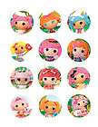 LALALOOPSY Assorted Edible CUPCAKE Image Icing Toppers Party 