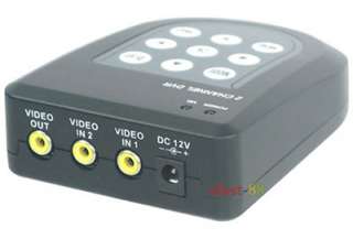 2CH Mini Security CCTV Motion Activated DVR SD RECORDER  