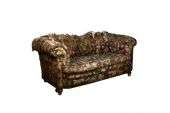  Victorian Antique Upholstered Chesterfield Sofa Couch Settee x  