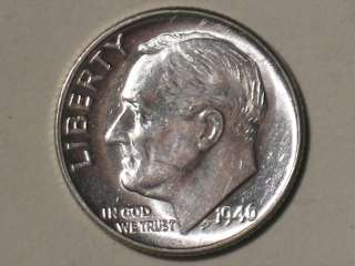 1946 ROOSEVELT DIME   SILVER US COIN  