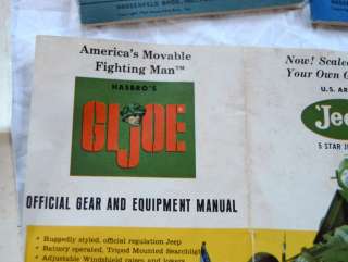 Large Vintage 1964 G.I. Joe Accessory Lot 50+ Items A+++  