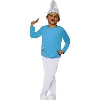 The Smurfs Smurf Childs Fancy Dress Costume & Hat   S 128cms