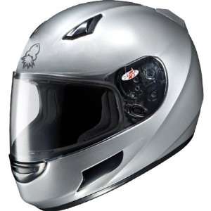 Joe Rocket Solid RKT Prime Sports Bike Motorcycle Helmet   Silver / X 