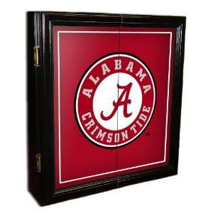   Crimson Tide Mvp Dart Cabinet W/Bristle Board