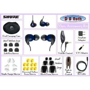   Flange Sleeves & 5 Pairs of Shure Reusable Foam Sleeves Electronics