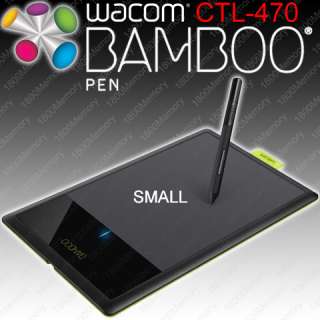 Wacom Bamboo Pen CTL 470 3G 3rd Gen Small Tablet with Bundled Software 