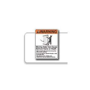    Elite A WS CSW Warning Placard Swing Gate