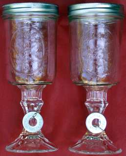 REDNECK WINE GLASS set of 2 vineyard gag joke gift  