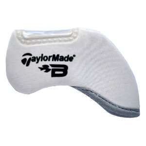  10pc Set Taylormade Burner Logo White Neoprene Golf Iron 