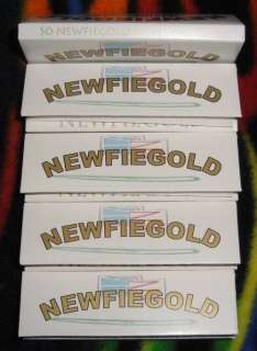 25 Packs NEWFIEGOLD Cigarette Rolling Papers 1250 Leave  