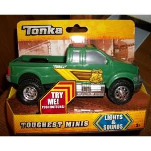   Tonka Toughest Minis Forestry Lights and Sounds Truck Toys & Games