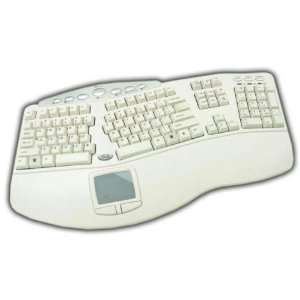  Tru FormPro USB touchpad Keyboard(white) Electronics
