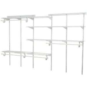  ClosetMaid 289021 ShelfTrack 5 to 8 Foot Closet Organizer 