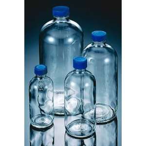   Round Style Clear Glass Bottles, Capacity 4 oz. (125mL); Not Cleaned