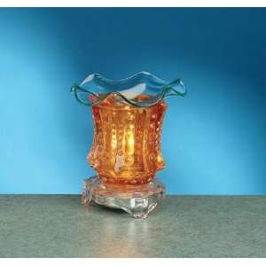   Orange Glass Electric Oil Aromatherapy Burner