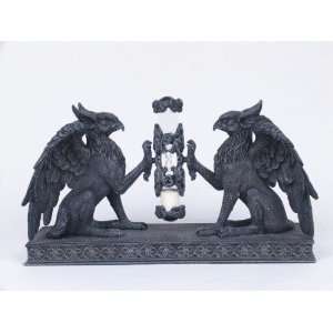 Double Griffin Sand Timer Figurine