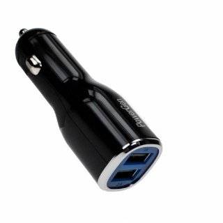 PowerGen Dual USB 2A 10w (fast) Heavy Duty Ouput Car Charger   Black