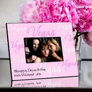  Personalized Las Vegas Frame in Pink Script Everything 