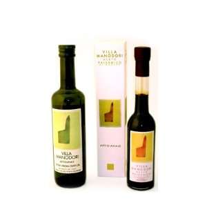 Villa Manodori EVOO & Artigianale Balsamic Vinegar Gift Set (2 bottles 