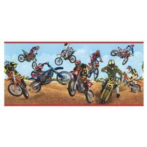  Sanitas Motocross Wallpaper Border FB075172B