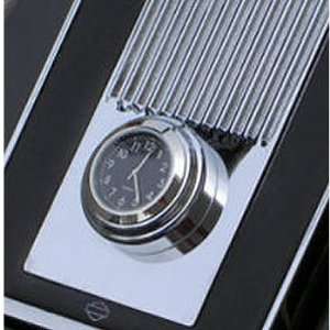  Motorcycle Console Mounted Clock (White Clock Face 