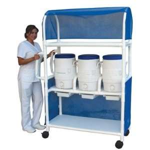  Hydration Cart with 3 5 Gallon Water Cooler with Side 