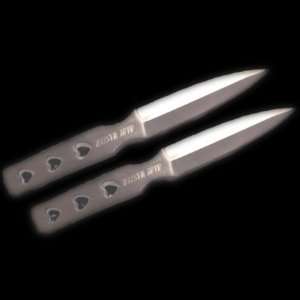  Baby Master Heart Double Throwing Knives Set Everything 