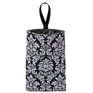 Auto Trash (Black Damask) by The Mod Mobile   litter bag/garbage can 