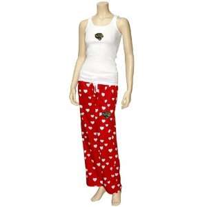 Reebok Jacksonville Jaguars Ladies Red White Amour Pajama Set  