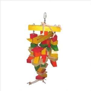  A&E Cage Co. HB46317 Parallelogram Large Wooden Bird Toy 