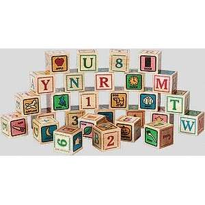   Kids colored wooden block set Maple Landmark Name Trains Toys & Games